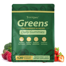 Mixed Fruit and Vegetable Nutritional Gummies - Contains Vitamins A, C, D, E, and B Complex, Vitamin K2, Iodine, Zinc, Selenium, and Trace Elements. Fruit-flavored Gummies - Support Digestion, Immune Health, Focus, and Daily Vitality - 120 Gummies.
