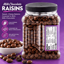 Member’s Mark Milk Chocolate Raisins, 54 oz. – Premium California Raisins Covered in Smooth Creamy Milk Chocolate, Large 3 lb. 6 oz. Resealable Jar, Chocolate-Covered Raisins for Snacking, Desserts, Baking, Candy Buffets, Parties, Movie Nights