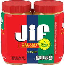 "Jif Creamy Peanut Butter, 48 oz (2-Pack) - Smooth, Delicious & Protein-Packed, Perfect for Spreads, Snacks & Baking"