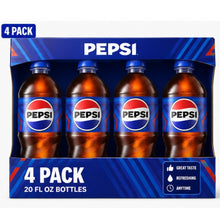 Pepsi Original Cola Soda, 20 fl oz Bottle 4 packs