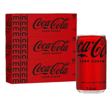 Coke Zero Sugar Diet Soda Mini Cans, 7.5 fl. oz., 30 pk.