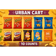 Chips Variety Pack 10 Count – Snack Size Assorted Potato Corn Chips Doritos Cheetos Lays Ruffles, Single Serve Bags, Bulk Snack Pack for Lunches, Parties, Travel Snacks, On the Go, Family Variety Mix, Classic Flavors
