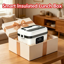 Perfect Father's Day Gift for Dad, 2 Styles Available: 18000mAh Rechargeable Heated Lunch Box or Ice Tray Fresh-Keeping Box, Digital Display Food Warmer with Stainless Steel Liner, Dual Use as Phone Power Bank, 1LPortable Insulated Lunch Box