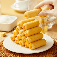 Sea Salt Cheese Stick Snack (30 Count) - Crunchy, Baked Cheese Breadsticks with Savory Sea Salt And Real Cheese Flavor, Individually Wrapped