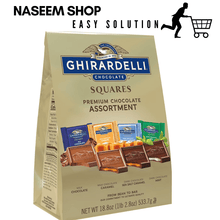 GHIRARDELLI Premium Chocolate Assortment Squares, 18.8 oz – Indulge in a Luxurious Variety of Gourmet Chocolate Squares Crafted by GHIRARDELLI, One of America’s Most Iconic Chocolate Makers – This Assorted Collection Features a Decadent Mix of Milk