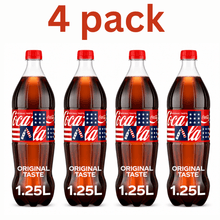 Coca-Cola Soda Pop Bottle, 1.25 Liters- 4 pack