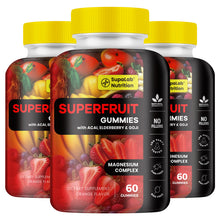 2/3 Bottles, Super Fruit Gummies | Antioxidant, Radiant Look, Internal Cycle & Gastrointestinal Wellness | Vitamins D3, C, B12, B6, A, K, Magnesium, Probiotics | 60 Gummies, Mother'S Day Gifts for Women