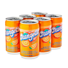 Great Value Orange Cola Soda Pop, Refreshing Citrus Flavored Carbonated Soft Drink, 7.5 oz Mini Cans, Convenient 6 Pack, Crisp and Sweet Orange Cola Beverage for Parties, Snacks, Lunches, and Everyday Refreshment