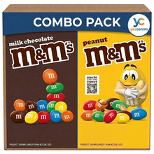 M&M'S Chocolate Candy Combo Pack, Milk Chocolate & Peanut, Theater Box Candy