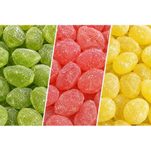 Watermelon, Green Apple & Lemon Drops – Assorted Fruit Flavored Hard Candy Mix