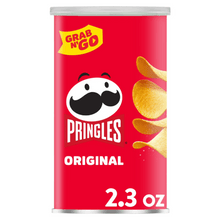 Pringles Potato Crisps Chips, Lunch Snacks, On-the-Go Snacks, Grab N' Go, Original, 2.3oz Can (1 Can)