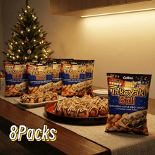 CALBEE, 8 Packs, Japanese CALBEE Takoyaki Snack, 3.2oz/Pack, Japanese Street Food, Savory Treat