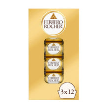 [ 1 PACK ] Ferrero Rocher Gourmet Hazelnut Chocolates, 1.3 oz., 12 pk.