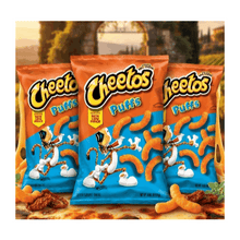 Light & Airy Cheese Flavored Puffed Corn Snacks, Ready to Eat Snack Bag, 8 oz (3 Value Pack)