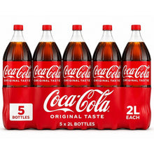 [5 PACKS] Coca-Cola Soda Pop Bottle, 2 Liters