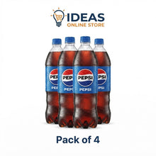 Pepsi Cola Soda Soft Drink, Classic Refreshing Carbonated Beverage, 2 Liter Bottles, Pack of 4 Bulk Bundle
