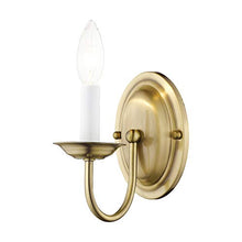 Livex Lighting 4151-01 Wall Sconce, Antique Brass — Complimentary Gift with $72+ Orders; If the Gift Is Out of Stock or Its Price Rises, Order Cancelled with Full Refund Before Shipment