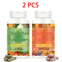 2/4/6pcs Fruits And Veggies Supplement | Natural Fruit And Vegetable Vitamins | Soy-Free Superfood Supplement | 90 Fruit Capsules And 90 Veggie Capsules Daily Nutrition Supplement for Women And Men