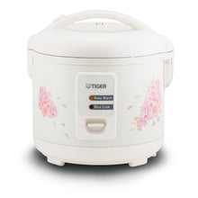 Tiger JAZ-A10U-FH 5.5 Cup Rice Cooker White with Non-Stick Inner Pot — Complimentary Gift with $214+ Orders; If the Gift Is Out of Stock or Its Price Rises, Order Cancelled with Full Refund Before Shipment