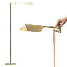 Brightech Leaf Pharmacy LED Reading Lamp, Dimmable Floor Lamp, Antique Brass — Complimentary Gift with $144+ Orders; If the Gift Is Out of Stock or Its Price Rises, Order Cancelled with Full Refund Before Shipment