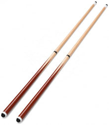 HMQQ 48/58 Inch 2-Piece Hardwood Pool Cues, 2/4 Pack, Two-Tone, 58in 20 oz — Complimentary Gift with $59+ Orders; If the Gift Is Out of Stock or Its Price Rises, Order Cancelled with Full Refund Before Shipment