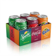 The Ultimate Refreshment Collection, 3 Assorted Flavours, Sprite, Cherry Coca-Cola & Fanta Orange Mini Soda Variety Pack (6-Count, 7.5 fl oz Cans)