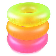 Intex Neon Frost Swim Tubes 36 Inch Inflatable Pool Floats — Complimentary Gift with $75+ Orders; If the Gift Is Out of Stock or Its Price Rises, Order Cancelled with Full Refund Before Shipment