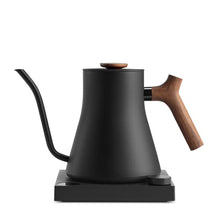 Fellow Stagg EKG Pro Gooseneck Electric Kettle 0.9L Walnut Handle Matte Black — Complimentary Gift with $300+ Orders; If the Gift Is Out of Stock or Its Price Rises, Order Cancelled with Full Refund Before Shipment