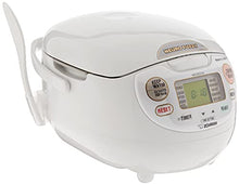Zojirushi NS-ZCC10 Neuro Fuzzy Rice Cooker and Warmer 10-Cup White — Complimentary Gift with $424+ Orders; If the Gift Is Out of Stock or Its Price Rises, Order Cancelled with Full Refund Before Shipment
