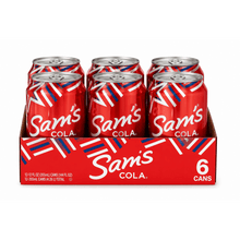 Sam’s Cola Soda Pop, Classic Cola Carbonated Soft Drink, Crisp and Refreshing Sweet Flavor, Caffeinated Fizzy Beverage, 12 fl oz Cans, 6 Pack for Home, Parties, and Everyday Refreshment