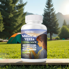 Mate Tea Capsules - A Natural Herbal Energy And Antioxidant Supplement, Rich In B Vitamins - Boosts Energy And Digestion | A Daily Nutritional Supplement for Overall Health And Vitality.