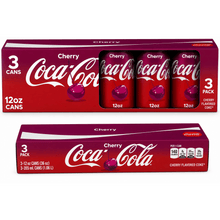 (Pack of 2) Coca-Cola Cherry Soda Pop 6 Cans.