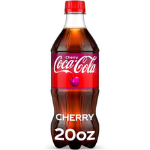 Coca-Cola Cherry Soda Pop Bottle, 20 fl oz 1 Pack