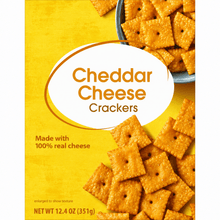 1 Pack Cheese Crackers, Crispy Baked Snack, Savory Cheese Flavor, 12.4 oz Box, Convenient Treat for Lunches, School Snacks, Office Breaks, Travel and Everyday Pantry Storage
