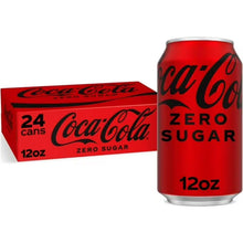 Coca-Cola Zero Sugar Soda Pop – 12 fl oz Cans (24 Pack) – Sugar-Free, Classic Coke Taste, Low Calorie, Refreshing Carbonated Soft Drink