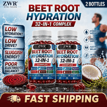 Daily Hydration Nutrition Softgels, 120 Count | 180 for MG Coconut Water and 120 for MG Potassium Per Serving | 32-in-1 Complete Nutrition Formula | Beetroot, Electrolytes, Magnesium & Vitamins | Hydration, Daily Energy & Nutritional Balance Support