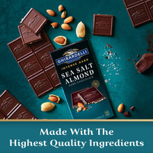 Ghirardelli Intense Dark Sea Salt Almond Dark Chocolate Bar 3.5 oz