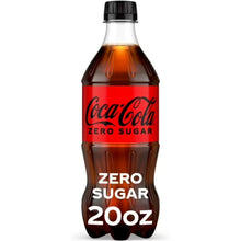 Coca-Cola Zero Sugar Soda, 20 fl oz Bottle – Great Coca-Cola Taste with Zero Calories, Refreshing Soft Drink