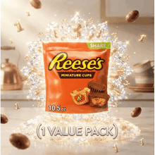 Mini Milk Chocolate Peanut Butter Cups, Creamy Filled Candy, Share Pack Sweet Treat
