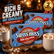 2 Pack Milk Chocolate Hot Cocoa Mix, Rich Creamy Hot Chocolate Drink Mix, Instant Cocoa Beverage, 8.28 oz