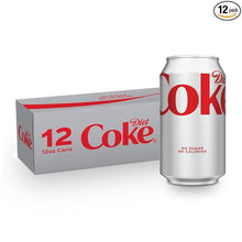 Diet Coke Soda Soft Drink Cans, 12 fl oz, 12 Pack | No sugar, no calories, 46 mg caffeine per can