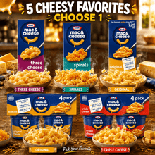 Mac & Cheese Dinner, Choose 1 Of 5 Option, Creamy Macaroni & Cheese, Quick & Easy Lunch, Dinner, Side Dish & Everyday Family Meals