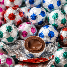 Foil-Wrapped Soccer-Shaped Chocolate Ball, Rich Cocoa Aroma, Low Bitterness And Light Sweetness, Smooth Texture, Delicate Consistency, Delicious And Non-Sticky, Soccer Viewing Atmosphere Snack, Essential for Home/Office/Daily Consumption