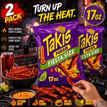 Spicy Chili Lime Rolled Corn Chips, 2 Pack Crunchy Tortilla Snacks for Parties, Movie Nights, Dipping, Road Trips and Everyday Snacking
