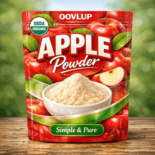 Apple Powder, Organic, Sugar-Free, Additive-Free, Gluten-Free, 6.35oz, No Artificial Flavors or Dyes, Great for Smoothies, Baking, Desserts, Natural