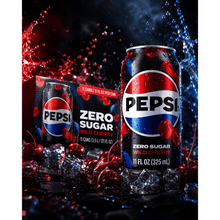 Zero Sugar Cherry Cola Soda 11 Pack 11 fl oz Cans Wild Cherry Flavor Carbonated Soft Drink Refreshing Beverage