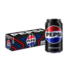 Pepsi Cola Zero Sugar Soda Pop, 12 fl oz, 12 Pack Cans