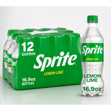 Sprite Lemon-Lime Soda Soft Drink, 16.9 fl oz Bottles, 12 Pack