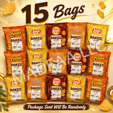Frito-Lay Baked Mix Chips Variety Pack, 15 Count Individual Snack Bags, Assorted Baked Potato Chips, Tortilla Chips & Cheese Snacks, Better-for-You Crunchy Snack Variety, Lunch Box Snacks School Snacks, Office Snacks, Travel Snacks, Party Favors