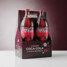 Coca-Cola Cherry Classic Soda Beverage, 2 Liters (Pack of 2)